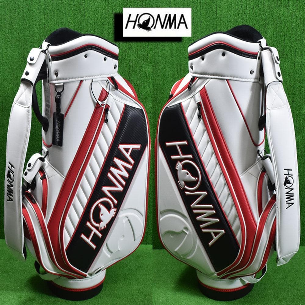 HONMA GOLF/ホンマ ゴルフ キャディバッグ９.５型【ホワイト】新品！