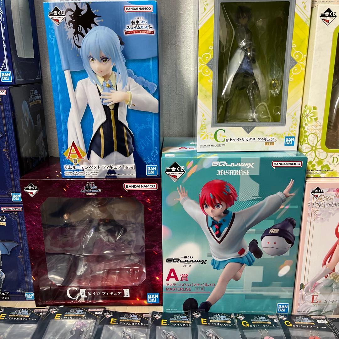 【未開封】一番くじフィギュア12体他　転スラ　ジークアクス　五等分の花嫁まとめ