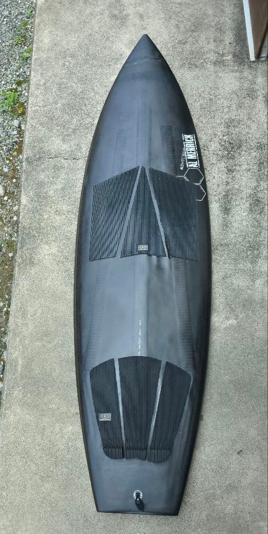 5'10 ネックベアード2 BLACK SHADOW ノーズクラッシュ