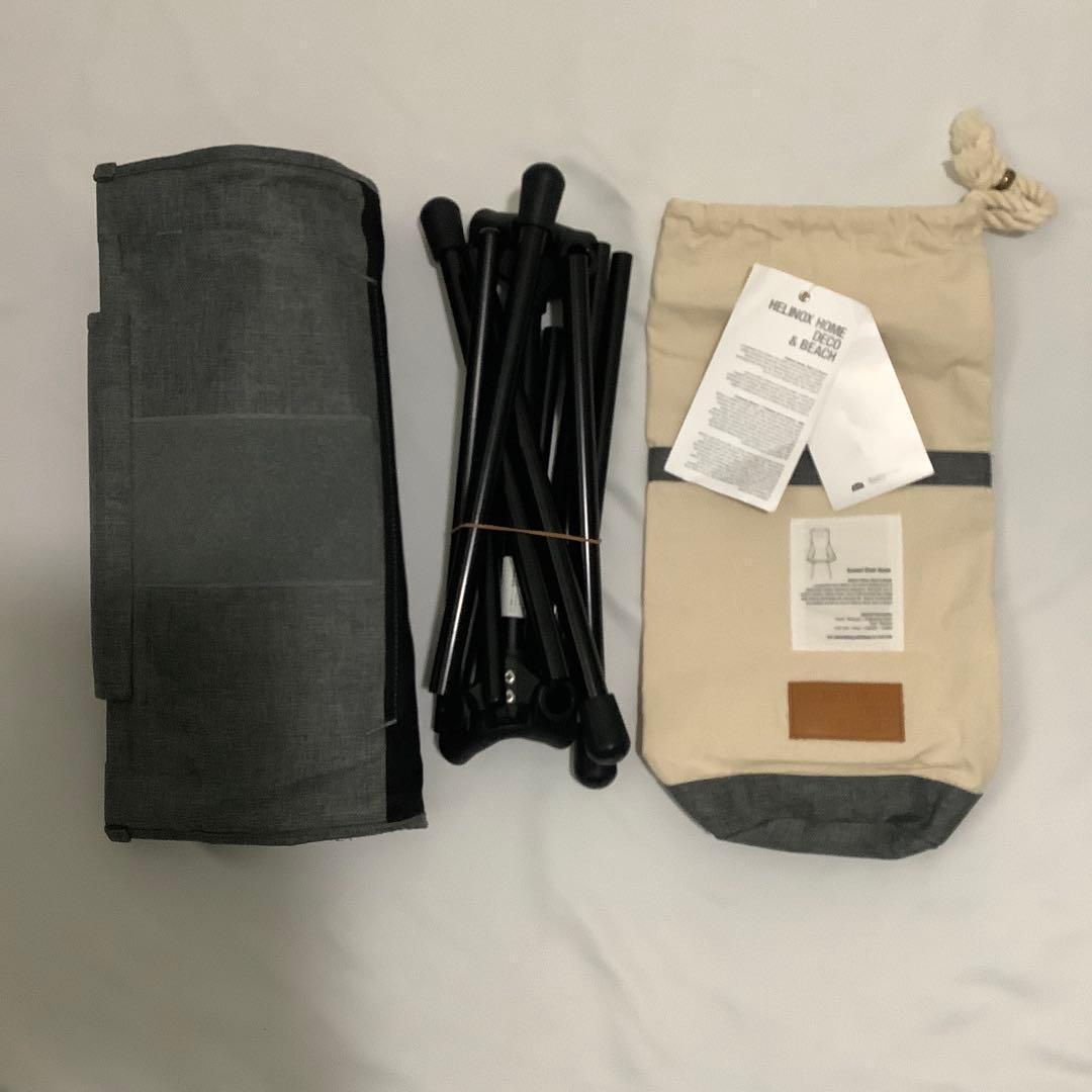 【Helinox】ヘリノックス　サンセットチェア　スチールグレー