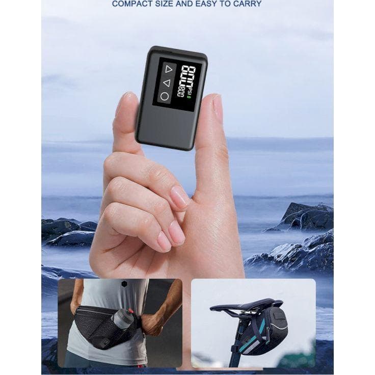 自転車用 携帯充電式電動 超小型 空気入れ ELXEED-BL01 重量108g
