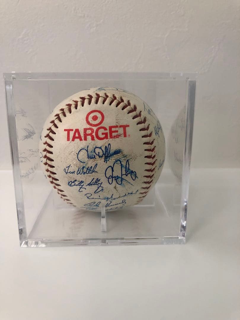 【貴重】ドジャース　サインボール〈MLB最後の没収試合/野茂先発〉