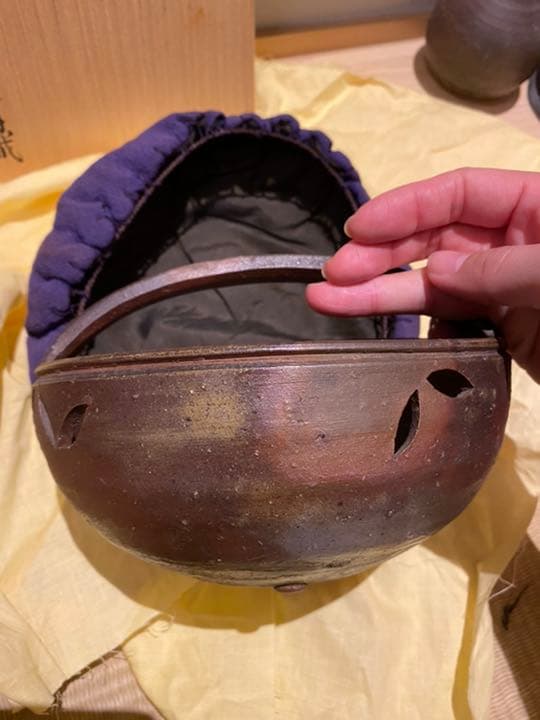 人間国宝　金重陶陽　作　鉢　◆詳しくは写真でご覧ください。