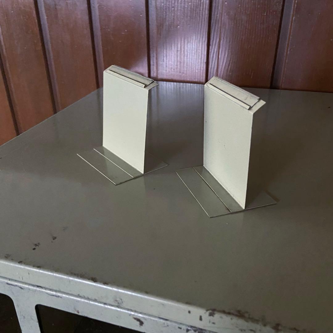 ビンテージ　店舗什器　HOYA硝子　スチールケース　インダストリアル