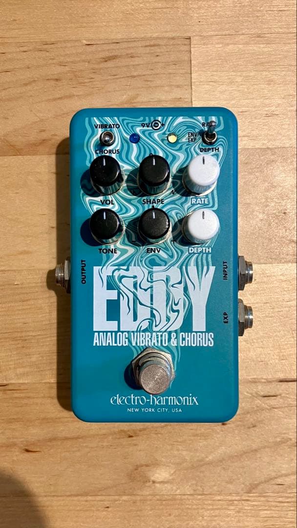 ギター EHX Eddy Analog Vibrato & Chorus