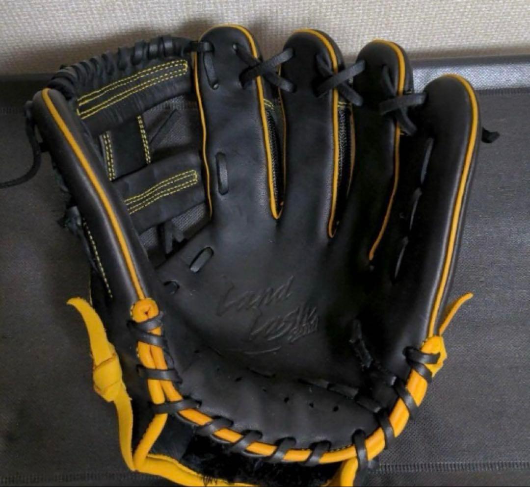 Mizuno ISA I 軟式グローブ ブラック/イエロー