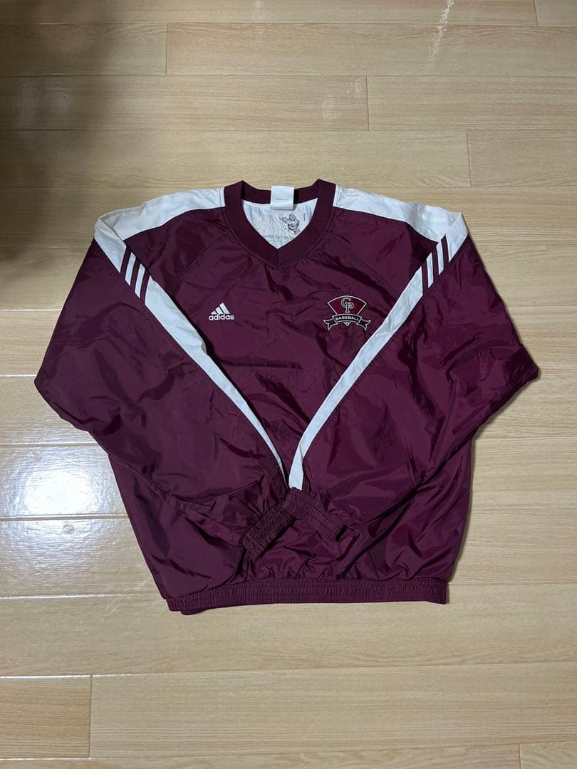 adidas ナイロンプルオーバー アディダス