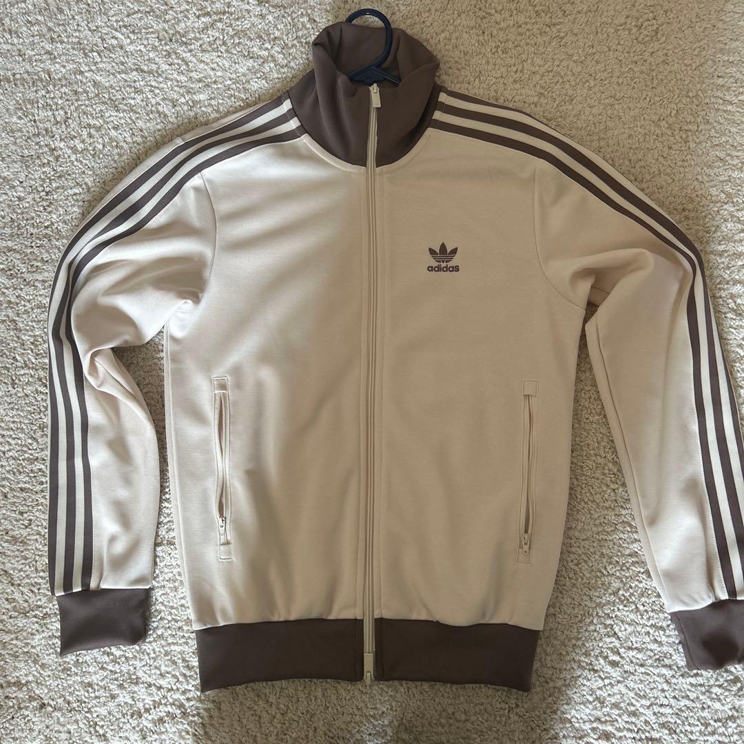 adidas ジャージ トラックジャケット サイズS クリーム色