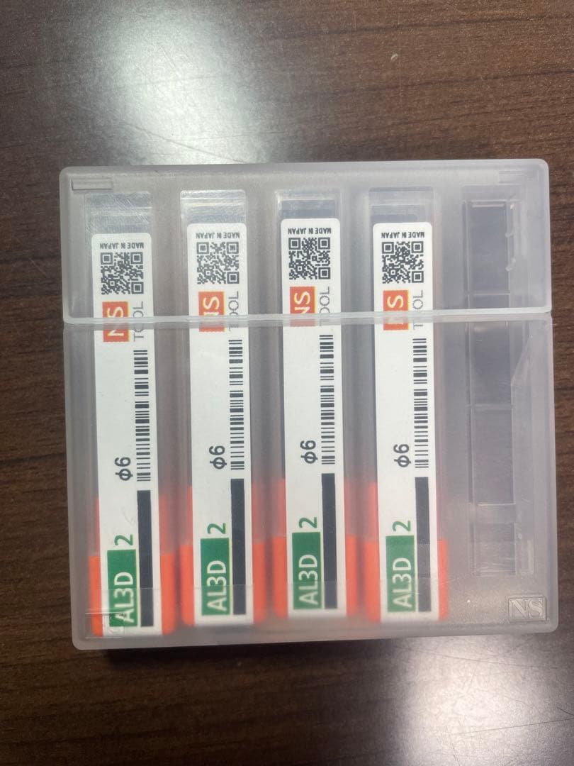 AL3D-2 φ6X18 エンドミル(４本)