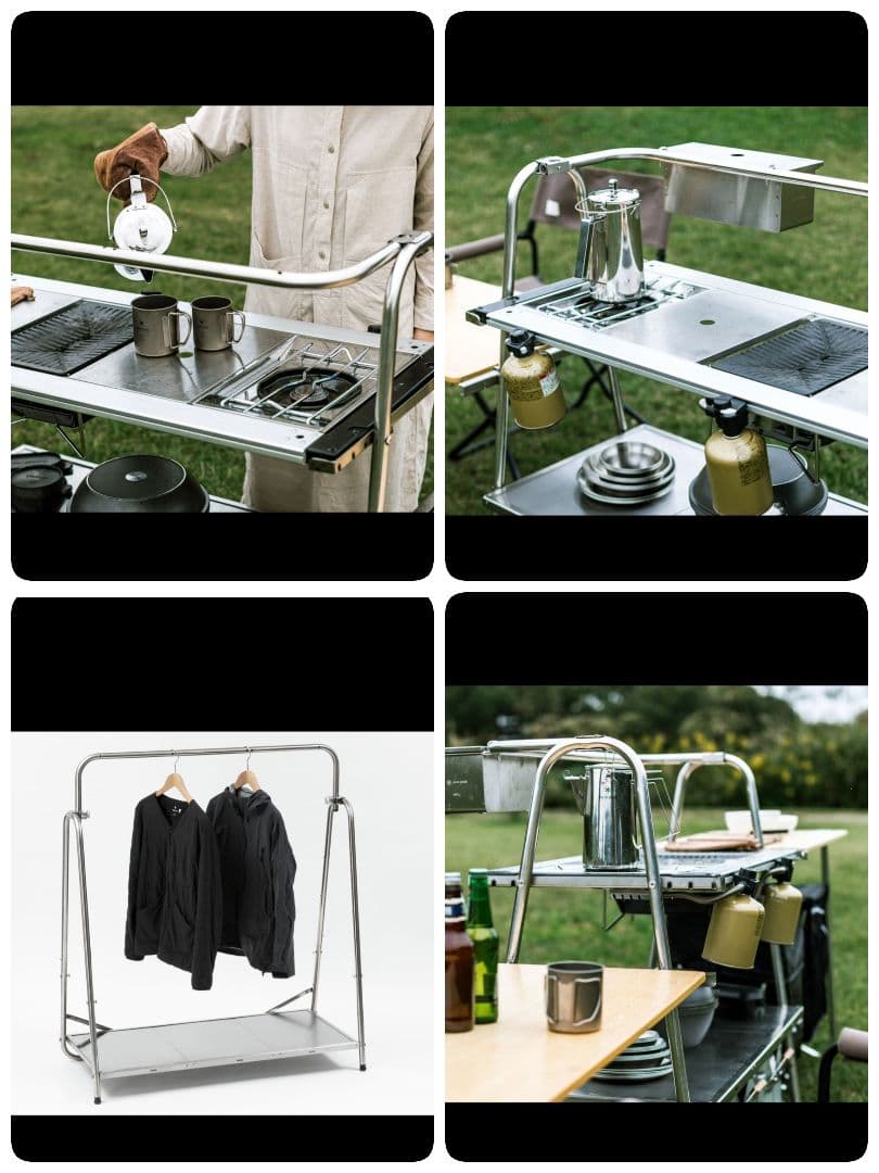 【美品】 peak スノーピーク　ステンレスキッチンテープル