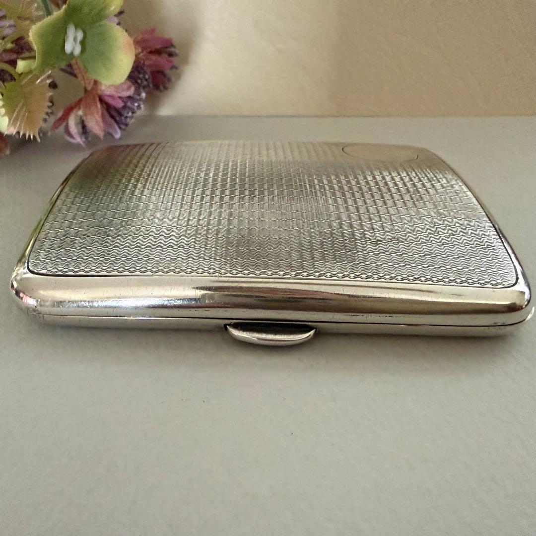 英国マッピンウェブ純銀スターリングシルバーシガレットケースタバコ入れ113.7g