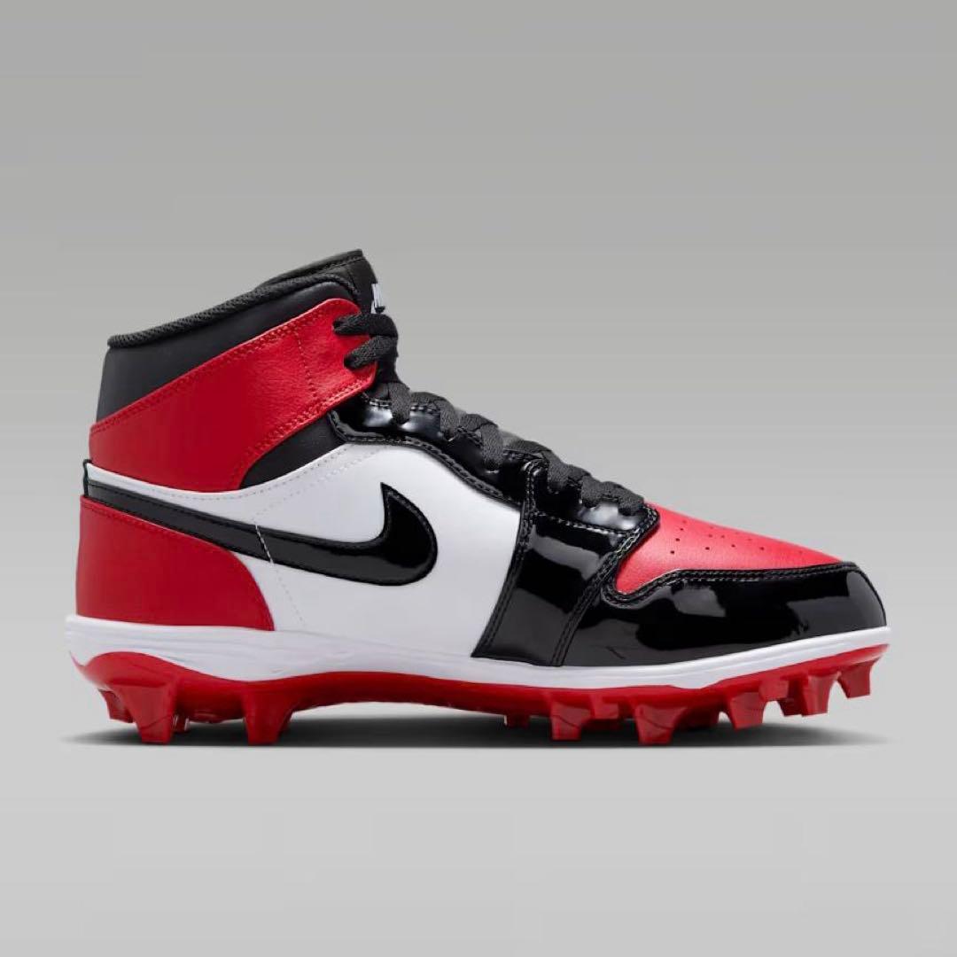 Jordan 1 Mid TD　RED　アメフト スパイク 27.5cm　X