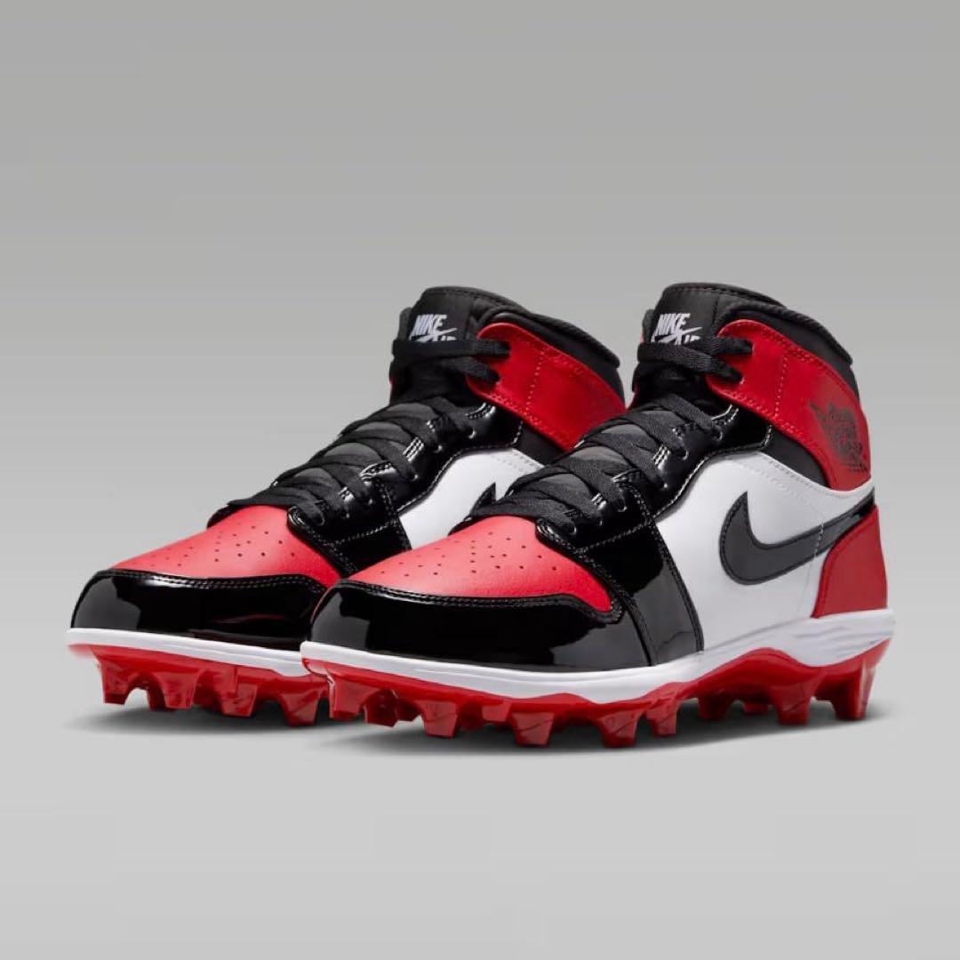 Jordan 1 Mid TD　RED　アメフト スパイク 27.5cm　X
