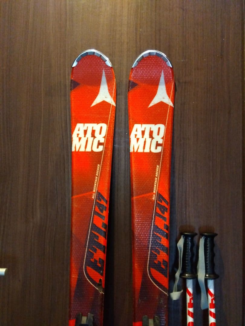 高級【ハイエンド】ATOMIC 学生・男女兼用 スキーセット メンテ・WAX済✔