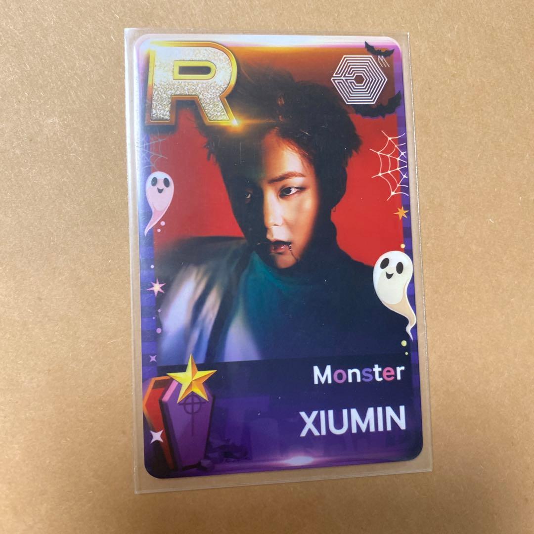 EXO シウミン　superstar smtown ハロウィン　トレカ