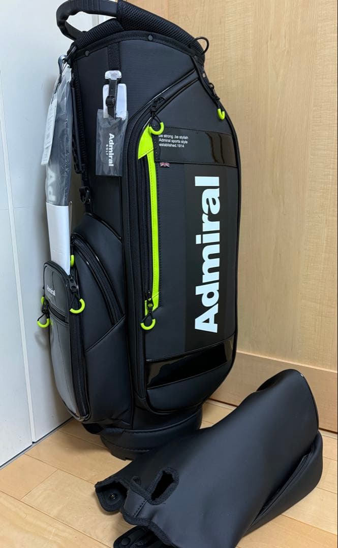 新品★アドミラル★キャディバッグ★ゴルフ★未使用★タグ付き★admiral★レア