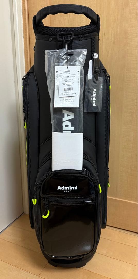 新品★アドミラル★キャディバッグ★ゴルフ★未使用★タグ付き★admiral★レア
