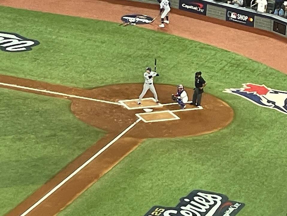 【未使用】2025 WS第2戦 ドジャース ブルージェイズ 現地限定タオル