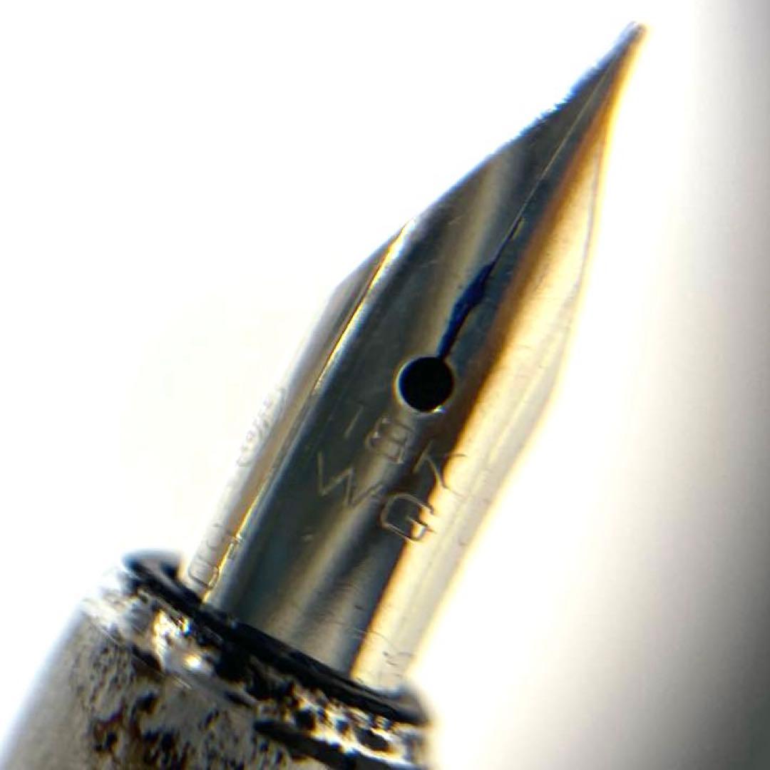 【18KWG刻印】SAILOR 万年筆　シルバー