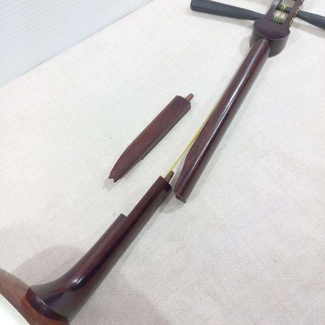 小型 三味線 全長約70cm ハードケース付き 現状渡し