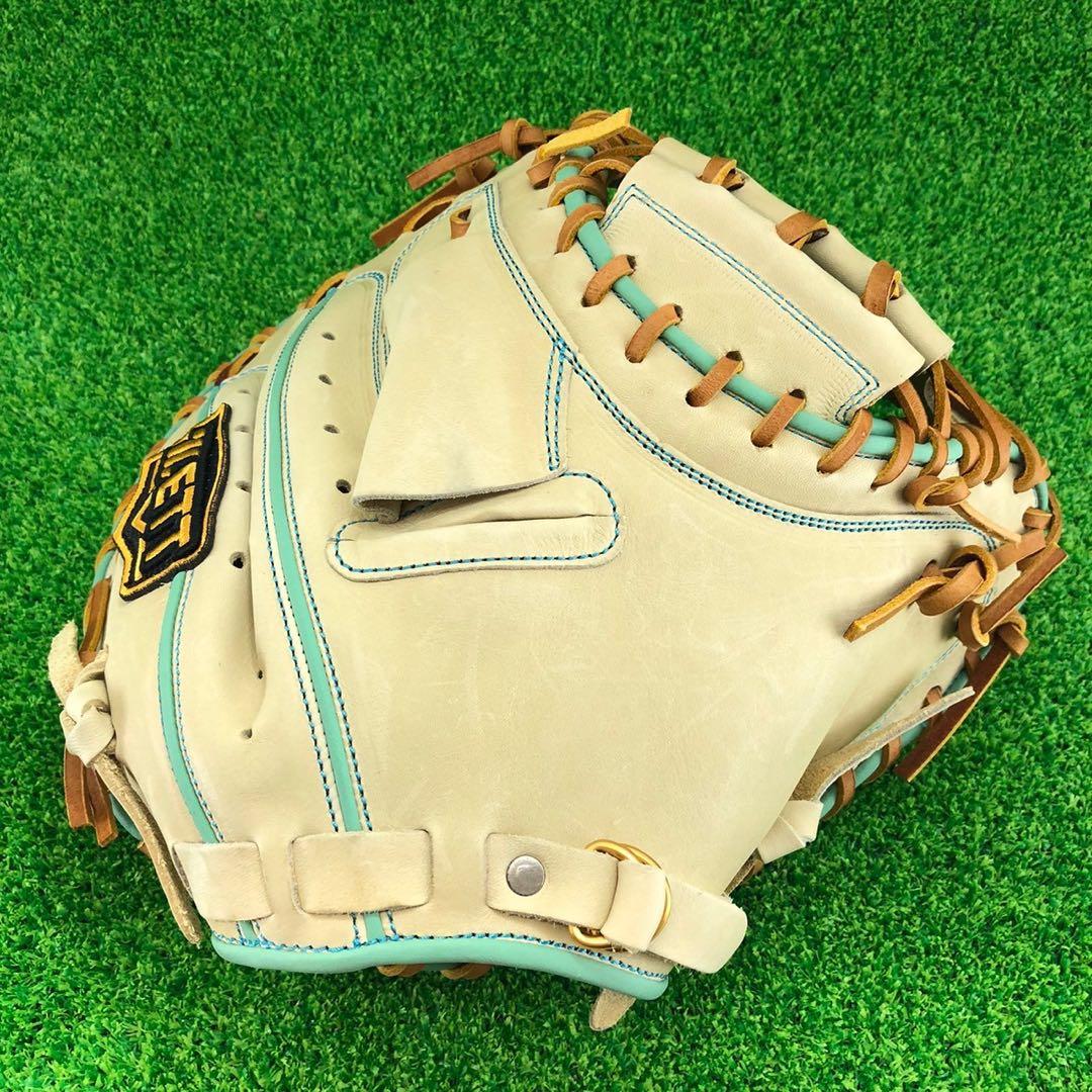 ゼット ZETT 捕手用 硬式キャッチャーミット 右投げ 海外 1076