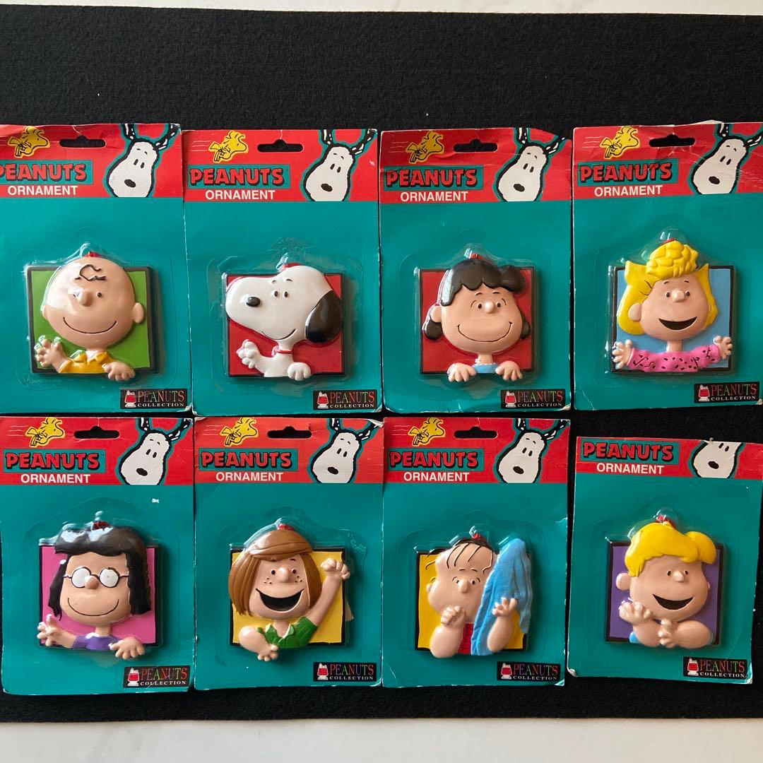 PEANUTSスヌーピー オーナメント８点　　ヴィンテージ