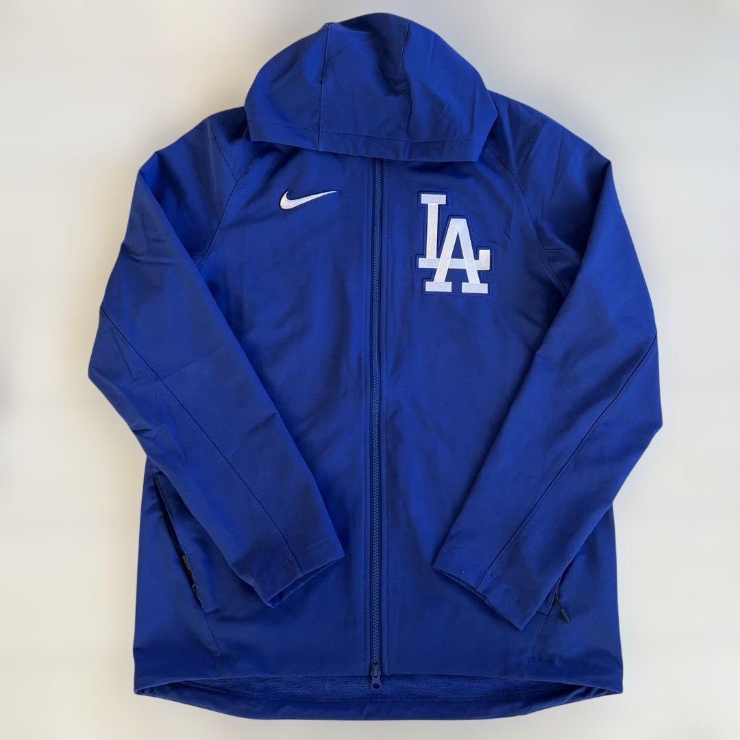 NIKE ドジャース サーマル フルジップ フーデッド ジャケット選手着用モデル