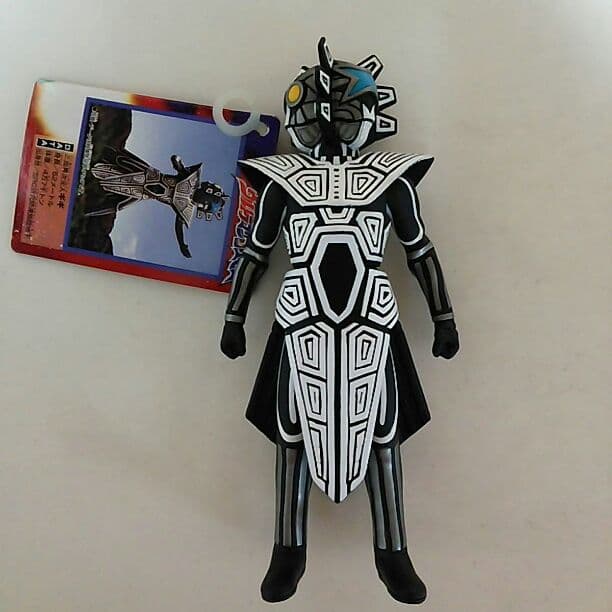 「ウルトラマンコスモス」ソフビ人形・三面異次元人ギギ４体セット（新品・当時モノ）