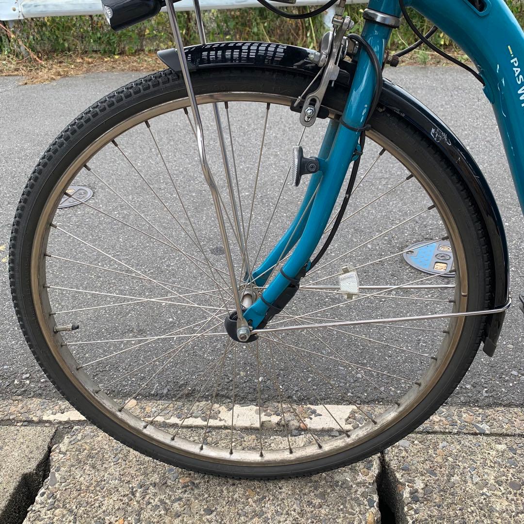 [677]送料無料 ヤマハ PAS with 電動アシスト自転車
