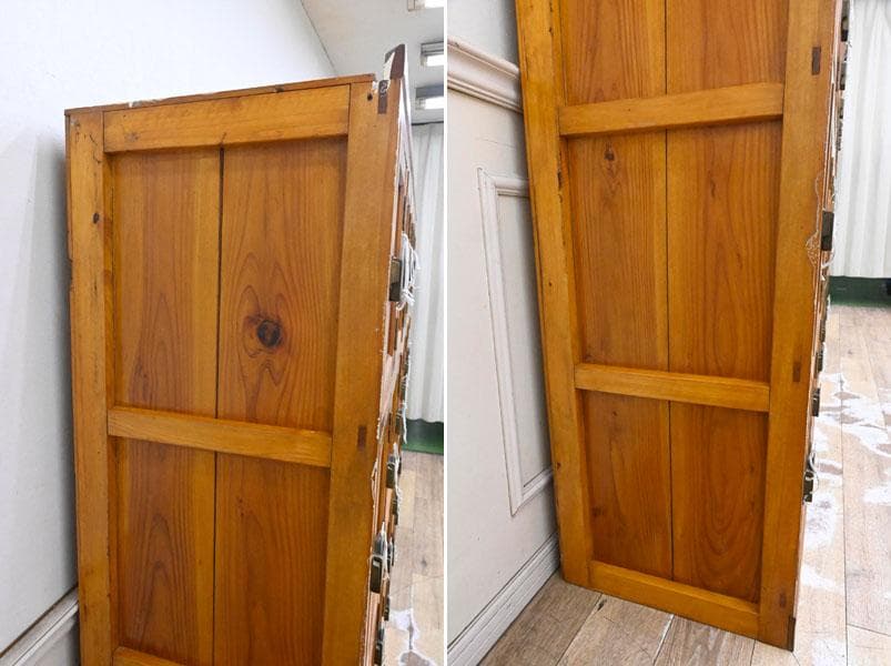 NH11 超稀少 昭和レトロ アンティーク 銭湯 女湯　総無垢 鍵付き