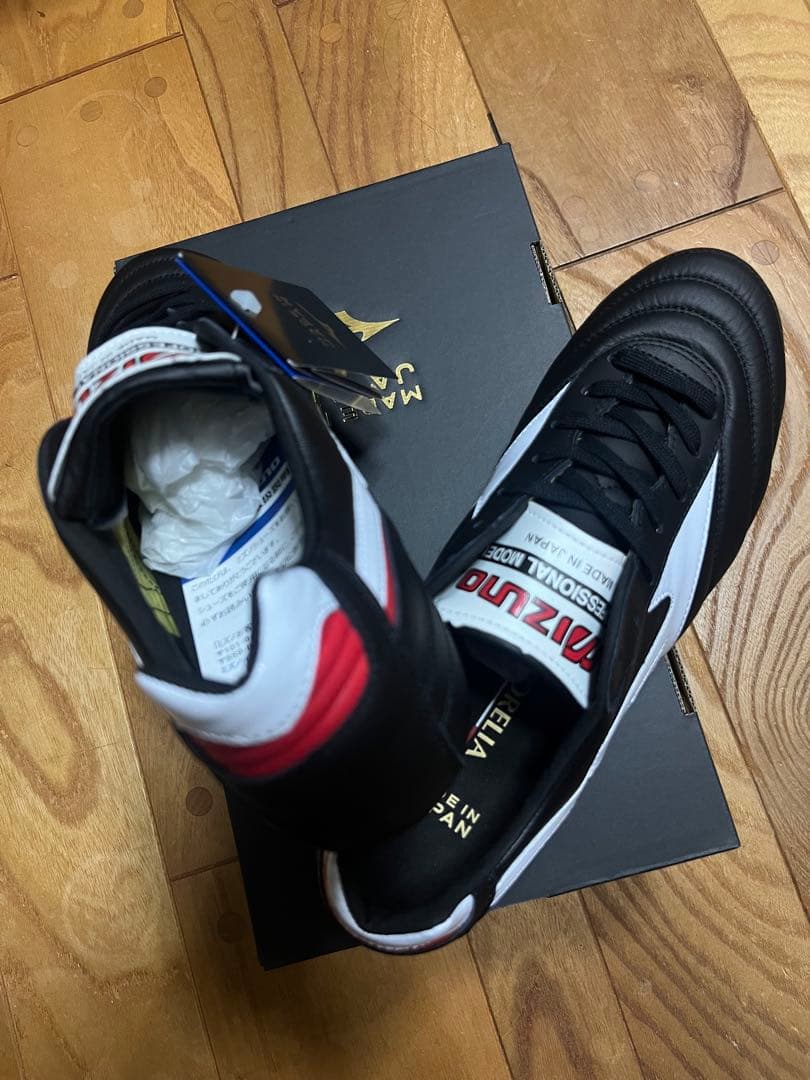 新品　旧品番　特価　ミズノ　モレリア 2 JAPAN 折り返しタン 26cm ①