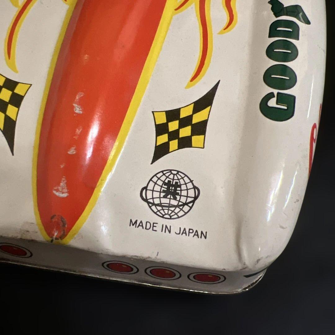 ブリキ製レーシングカー　共栄玩具　ブリキ　昭和レトロ　オブジェ