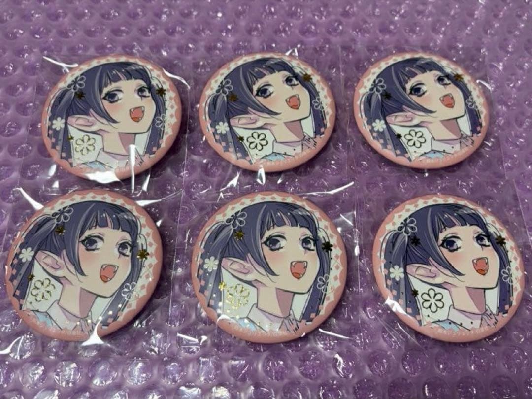 推しに甘噛み 缶バッジ 甘夏玖太　有門ヒナ