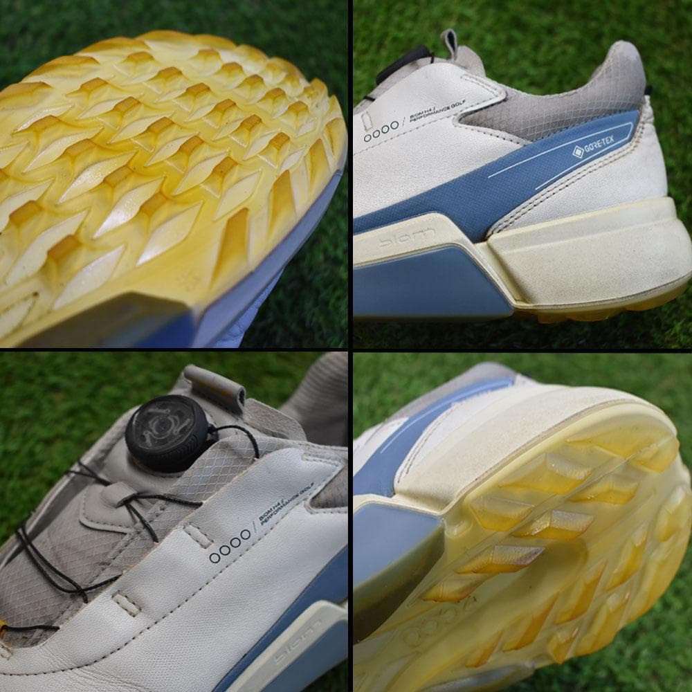 ecco/エコー 防水ゴルフシューズ【ホワイト/27.5ｃｍ】中古！