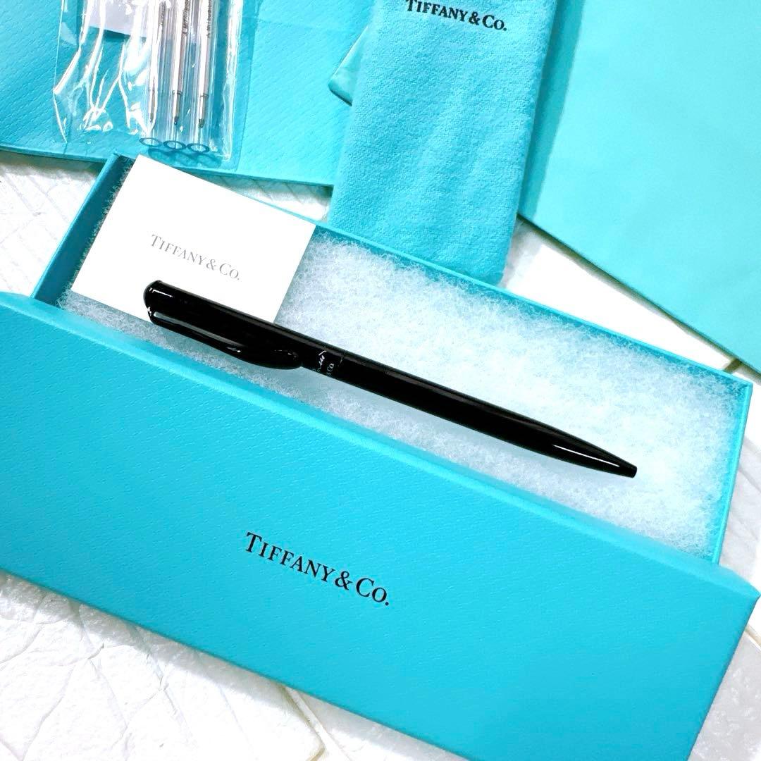【TIFFANY & Co. 】【正規品】エレサペレッティボールペン 黒付属品付