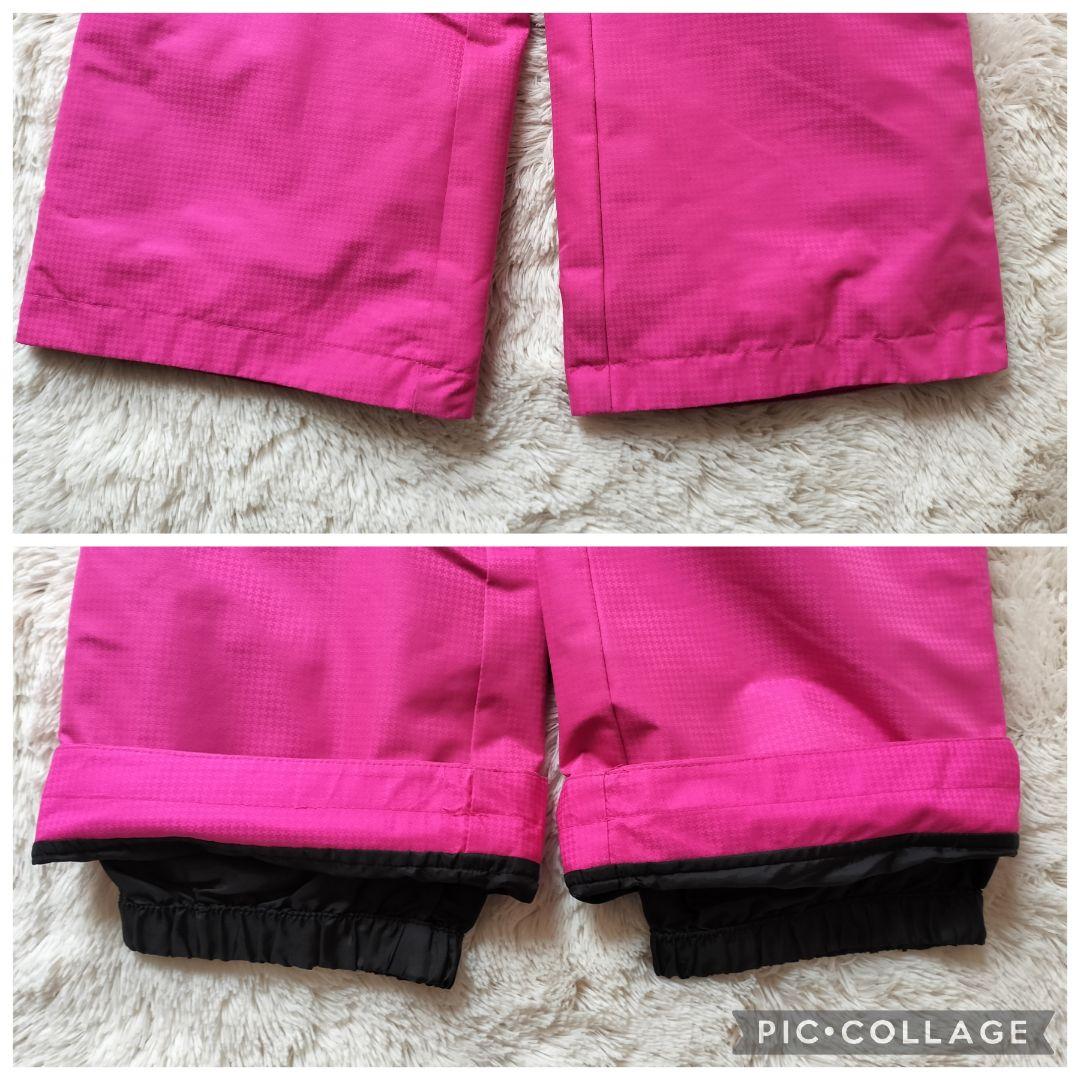 【極美品】Phenix スキーウェア 140 ガールズ♡カモフラ×ピンク 上下