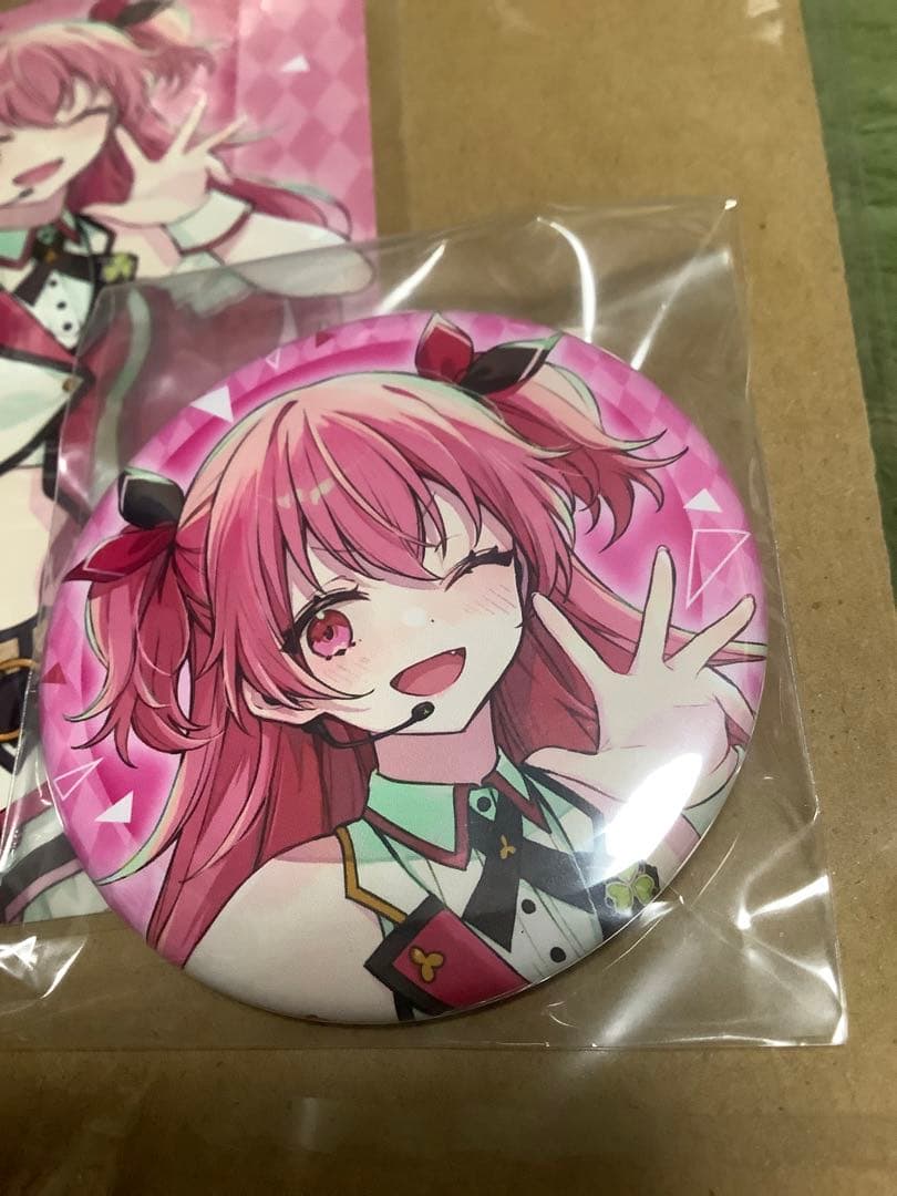 桃井愛莉 缶バッジ＋ブロマイド SEKAI ALBUMvol.2タワレコ購入特典