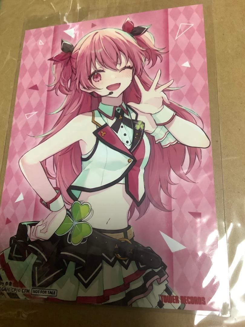 桃井愛莉 缶バッジ＋ブロマイド SEKAI ALBUMvol.2タワレコ購入特典