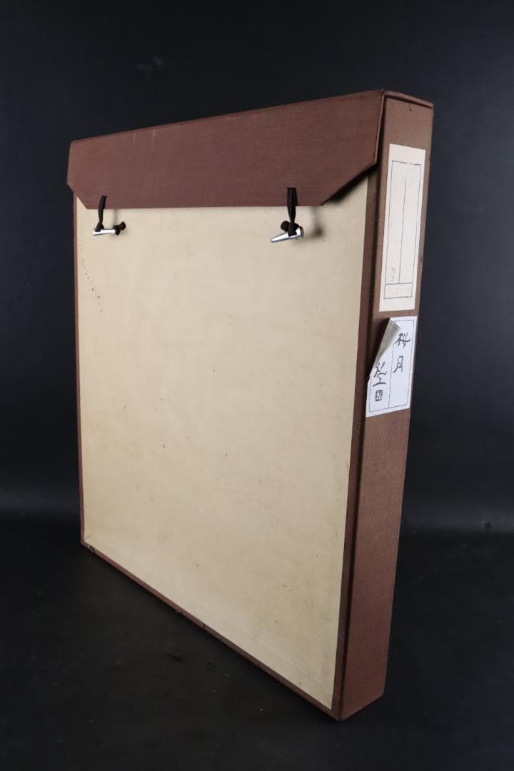 真作保証 平松礼二 「桜月」 日本画3号 共シール タトウ箱付 宵桜 傑作品