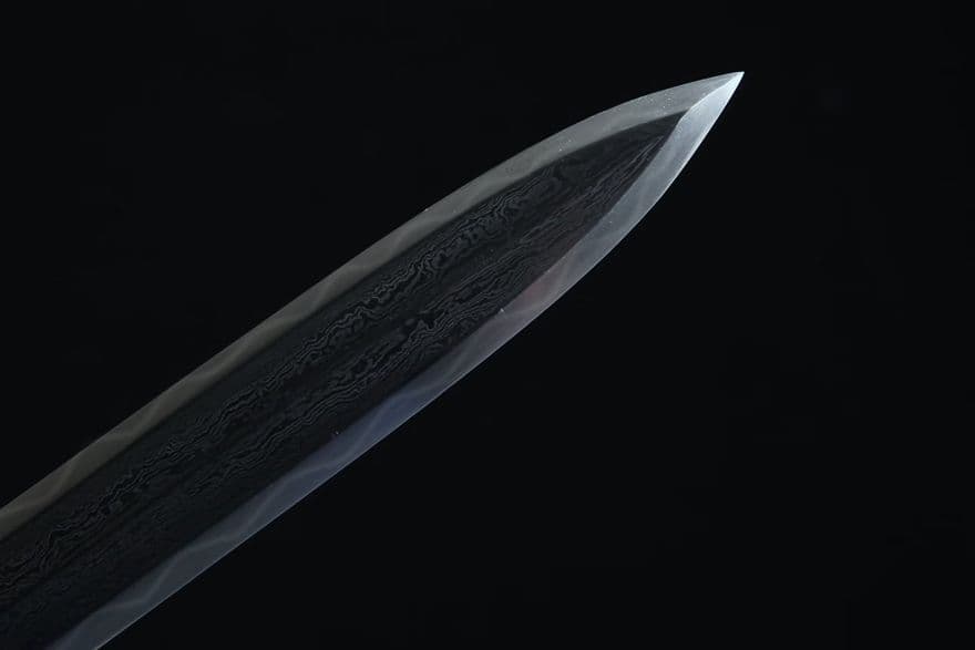 獅子竜漢剣（黒檀タイプ）古兵器   武具　刀装具　日本刀　模造刀   居合刀