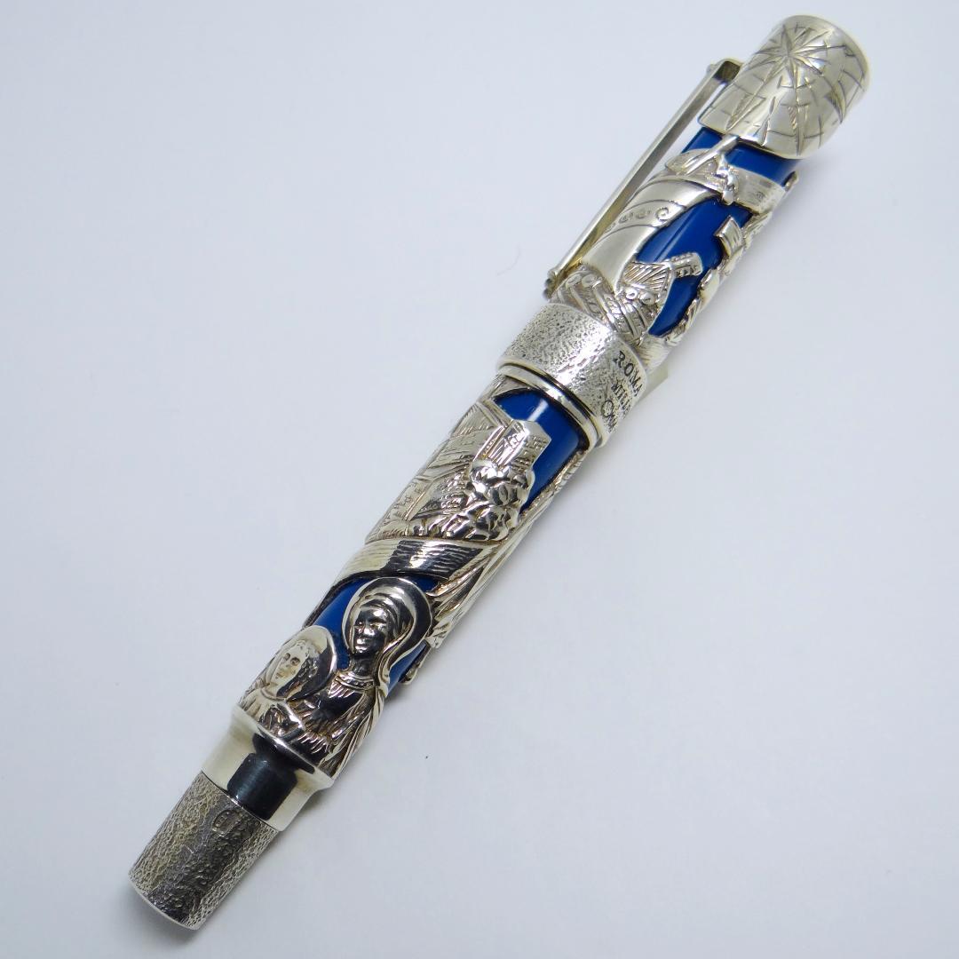 【買得定価35万】OMAS オマス ローマ2000 スターリングシルバー 万年筆