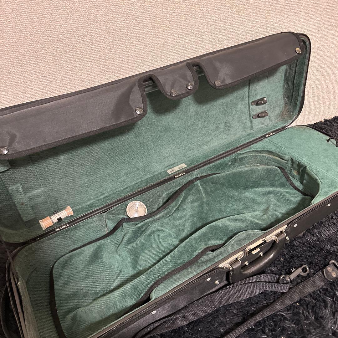 GEWA バイオリンケース 4/4サイズ 湿度計付き 弦楽器 弓4本収納