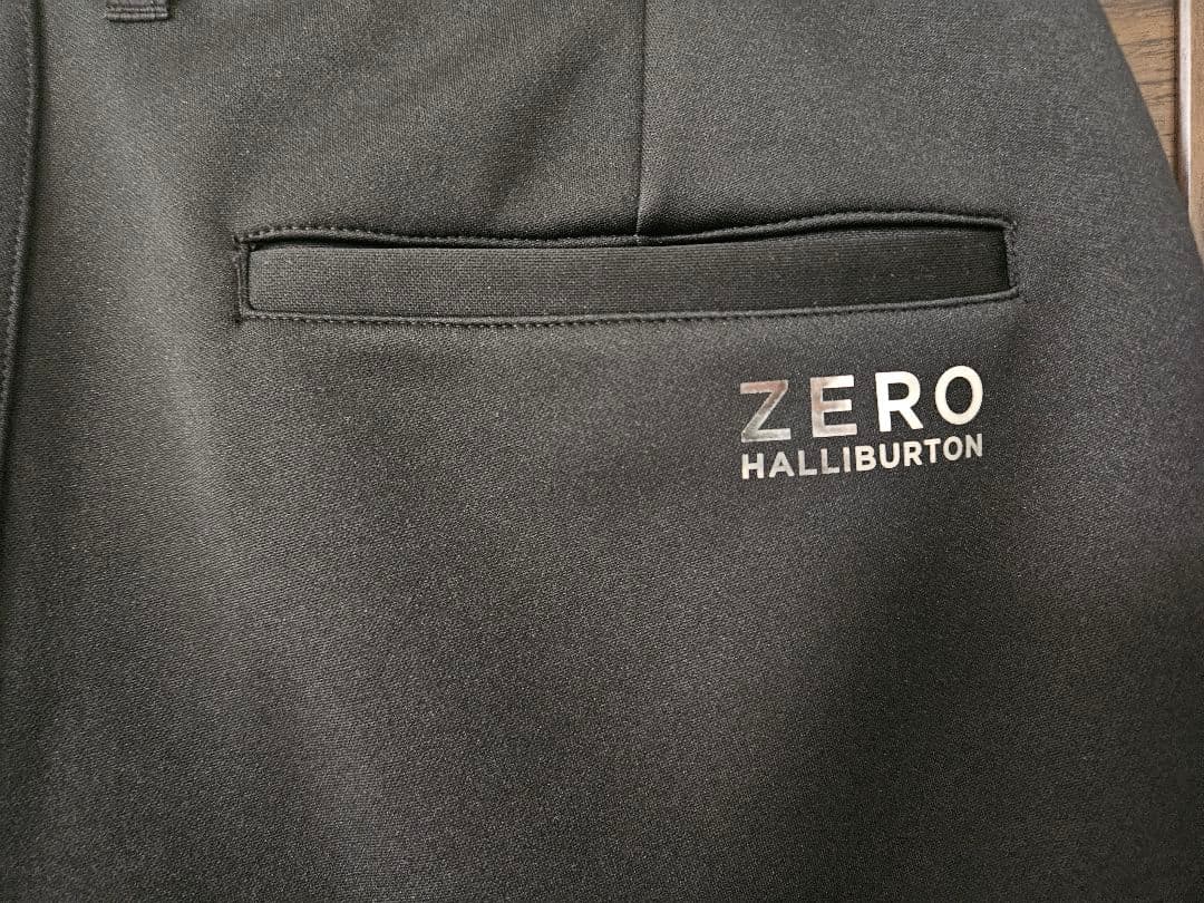 ゼロハリバートン　ハイブリッドパデットブルゾン上下セット　黒