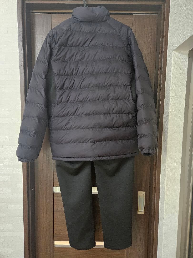 ゼロハリバートン　ハイブリッドパデットブルゾン上下セット　黒