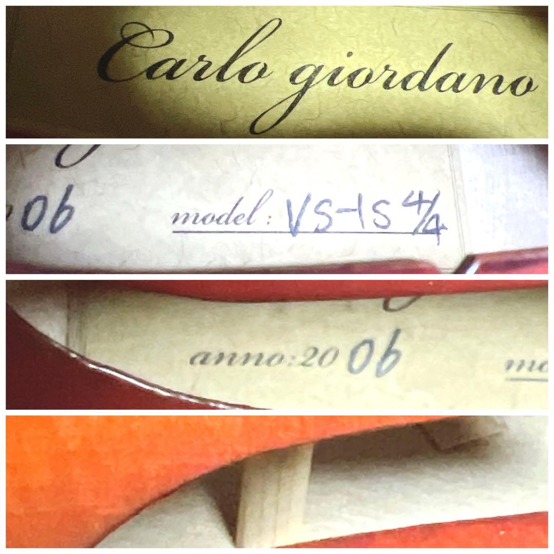 【美品・美虎杢】Carlo giordano バイオリン VS-1S 4/4