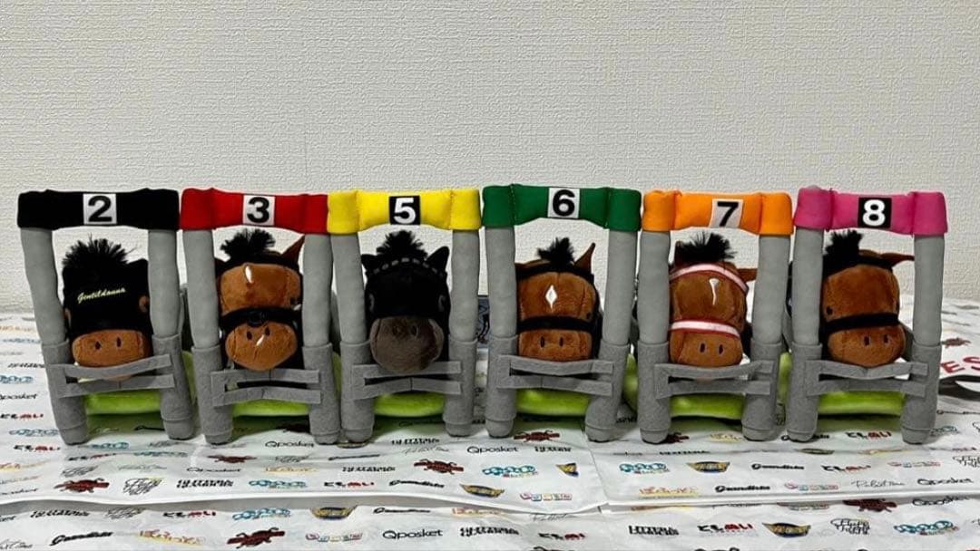 【新品】サラブレッドコレクション ゲートインぬいぐるみAB【全6種コンプセット】