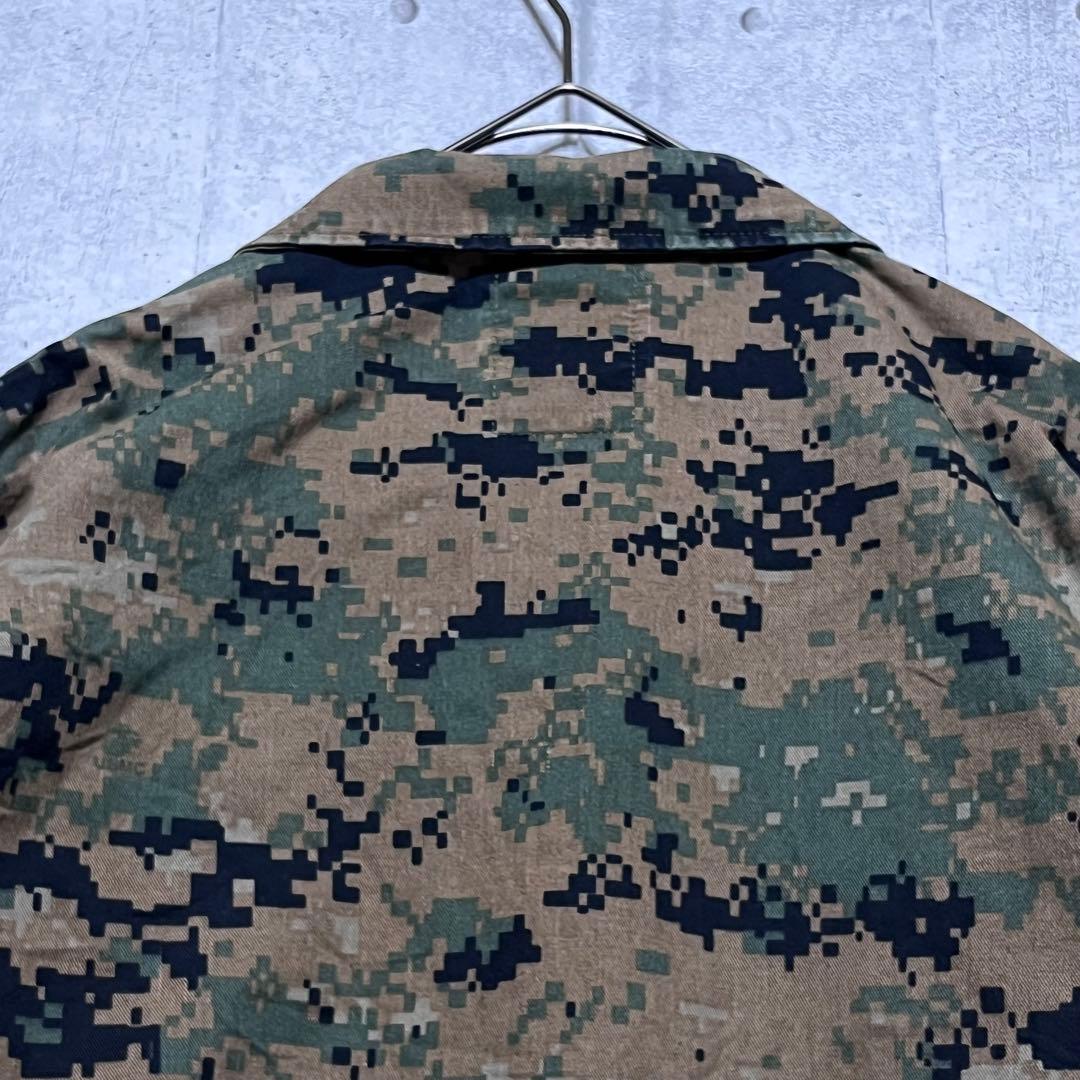 j82USMC MARINES デジタルカモ BDUジャケット 実物 ミリタリー