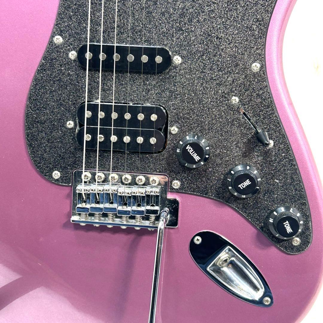 【美品レアカラー】Squier Fenderストラト バーガンディミスト