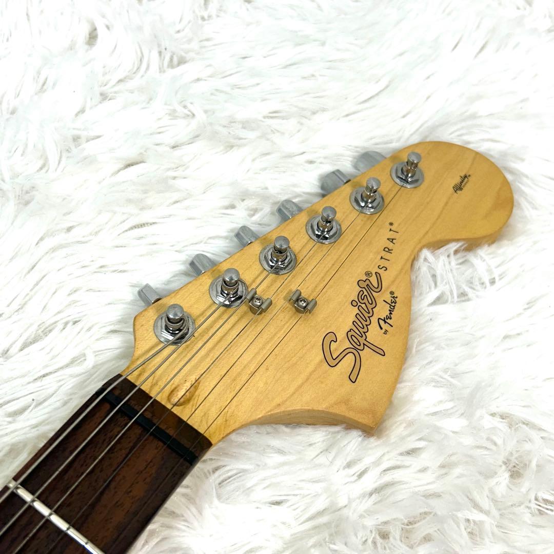 【美品レアカラー】Squier Fenderストラト バーガンディミスト