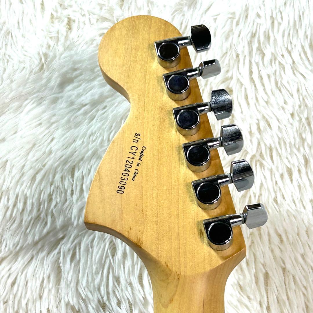 【美品レアカラー】Squier Fenderストラト バーガンディミスト